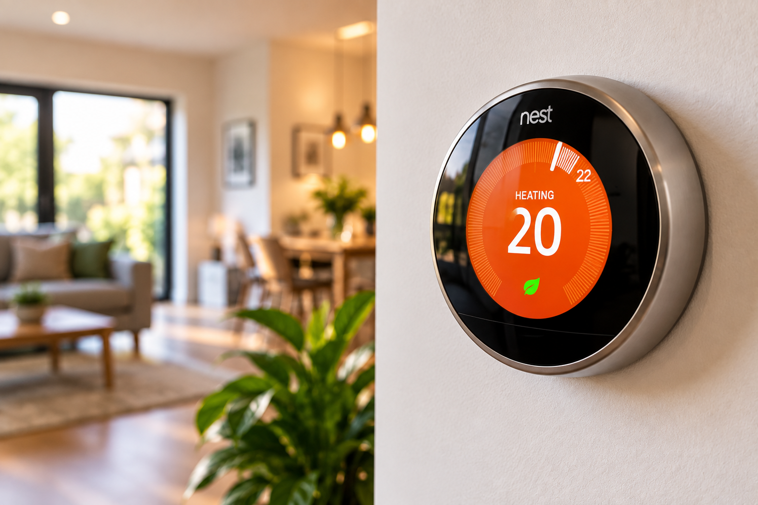 Smart heating thermostat